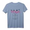 Damen Yoga Figur T-Shirt – Motivierende Yogastellungen für Yoga Lehrer und Anfänger