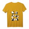 Damen Panda Yoga Fun T-Shirt mit V-Ausschnitt – Bequemes, leichtes Shirt für Yoga und Freizeit
