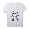 Damen Panda Yoga Fun T-Shirt mit V-Ausschnitt – Bequemes, leichtes Shirt für Yoga und Freizeit