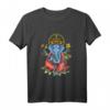Spiritual Hindu God Ganesha Meditation Yoga T-Shirt – Lustiges Geschenk für Yoga, Meditation & Spirituelle Enthusiasten