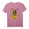 Außerirdische Alien Hippie Yoga Zen Meditation T-Shirt für Frauen – Psychedelisches Festival & Space Design