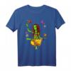 Außerirdische Alien Hippie Yoga Zen Meditation T-Shirt für Frauen – Psychedelisches Festival & Space Design