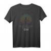 Und am Ende ergibt alles einen Gin Yoga Meditation Namaste T-Shirt – Lustiges Geschenk für Yoga Fans, Gin Liebhaber & Party Tiers