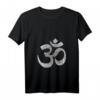 Damen Yoga T-Shirt mit Om Symbol und V-Ausschnitt – Spirituelles Peace-Design für Meditation und Yoga