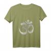 Damen Yoga T-Shirt mit Om Symbol und V-Ausschnitt – Spirituelles Peace-Design für Meditation und Yoga
