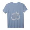 Damen Yoga T-Shirt mit Om Symbol und V-Ausschnitt – Spirituelles Peace-Design für Meditation und Yoga