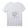 Damen Yoga T-Shirt mit Om Symbol und V-Ausschnitt – Spirituelles Peace-Design für Meditation und Yoga