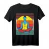Retro Vintage Yoga Pose - Namaste - Savasana T-Shirt – Perfektes Geschenk für Yogis, Meditierende & Spirituelle Freunde