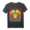 Retro Vintage Yoga Pose - Namaste - Savasana T-Shirt – Perfektes Geschenk für Yogis, Meditierende & Spirituelle Freunde