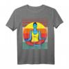 Retro Vintage Yoga Pose - Namaste - Savasana T-Shirt – Perfektes Geschenk für Yogis, Meditierende & Spirituelle Freunde