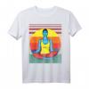 Retro Vintage Yoga Pose - Namaste - Savasana T-Shirt – Perfektes Geschenk für Yogis, Meditierende & Spirituelle Freunde