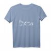 Damen Yoga Sonnengruß T-Shirt mit V-Ausschnitt - Leichtes, Klassisch Geschnittenes Yoga Top für Sonnengruß Fans