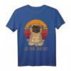 Pug Mops Yoga T-Shirt Namaste Lustig - Perfektes Geschenk für Yoga- und Hundeliebhaber, Frauen & Männer