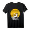 Namaste Katze am Dehnen T-Shirt – Lustiges Yoga & Meditation Geschenk für Katzen- und Yogafans