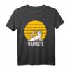 Namaste Katze am Dehnen T-Shirt – Lustiges Yoga & Meditation Geschenk für Katzen- und Yogafans