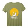 Namaste Katze am Dehnen T-Shirt – Lustiges Yoga & Meditation Geschenk für Katzen- und Yogafans