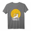 Namaste Katze am Dehnen T-Shirt – Lustiges Yoga & Meditation Geschenk für Katzen- und Yogafans