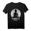 Cooler Yoga Spruch Namaste Bitches Buddha T-Shirt – Lustiges Geschenk für Yoga, Meditation & Balance für Freundin, Mama, Schwester & Nichte