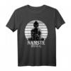 Cooler Yoga Spruch Namaste Bitches Buddha T-Shirt – Lustiges Geschenk für Yoga, Meditation & Balance für Freundin, Mama, Schwester & Nichte