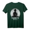 Cooler Yoga Spruch Namaste Bitches Buddha T-Shirt – Lustiges Geschenk für Yoga, Meditation & Balance für Freundin, Mama, Schwester & Nichte