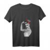 Feministisches Damen Pin-Up T-Shirt mit V-Ausschnitt - Retro Girl Power, Rosie the Riveter Design, perfekt als Geschenk für starke Frauen