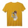 Feministisches Damen Pin-Up T-Shirt mit V-Ausschnitt - Retro Girl Power, Rosie the Riveter Design, perfekt als Geschenk für starke Frauen