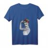 Feministisches Damen Pin-Up T-Shirt mit V-Ausschnitt - Retro Girl Power, Rosie the Riveter Design, perfekt als Geschenk für starke Frauen