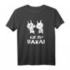 Baka Hase Ohrfeigen Anime T-Shirt - Lustiges Otaku Geschenk für Anime Fans & Japan Enthusiasten