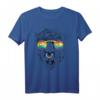Alpaka Zeichnung mit Sonnenbrille für Sie und Ihn - Lustiges Tier-T-Shirt für Alpaka- und Lama-Fans