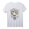 Alpaka Zeichnung mit Sonnenbrille für Sie und Ihn - Lustiges Tier-T-Shirt für Alpaka- und Lama-Fans