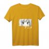 Damen Anime Girl Face Manga Motiv T-Shirt mit V-Ausschnitt – Perfekt für Manga & Anime Fans, Otaku & Japanliebhaber
