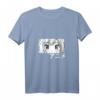Damen Anime Girl Face Manga Motiv T-Shirt mit V-Ausschnitt – Perfekt für Manga & Anime Fans, Otaku & Japanliebhaber