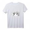 Damen Anime Girl Face Manga Motiv T-Shirt mit V-Ausschnitt – Perfekt für Manga & Anime Fans, Otaku & Japanliebhaber