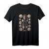 Cystoidea Fossilien Vintage Zeichnungen T-Shirt - Ocean Life Sea, Ideal für Paläontologen, Fossilien Jäger und Naturforscher
