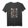 Cystoidea Fossilien Vintage Zeichnungen T-Shirt - Ocean Life Sea, Ideal für Paläontologen, Fossilien Jäger und Naturforscher