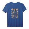 Cystoidea Fossilien Vintage Zeichnungen T-Shirt - Ocean Life Sea, Ideal für Paläontologen, Fossilien Jäger und Naturforscher