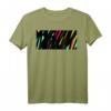 Bunte gewebte Linien abstrakte Zeichnung #3 T-Shirt – Originelles Pop- und Minimal-Stil Design, Perfekt als Geschenk für Mädchen, Jungen, Eltern und Großeltern