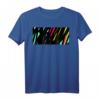 Bunte gewebte Linien abstrakte Zeichnung #3 T-Shirt – Originelles Pop- und Minimal-Stil Design, Perfekt als Geschenk für Mädchen, Jungen, Eltern und Großeltern