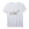 Wal Buckelwal Blauwal Meer Motiv Druck Handgemalt T-Shirt – Originelles Geschenk für Meerliebhaber, Geburtstags- und Weihnachtsgeschenk
