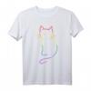 Katze Regenbogenfarben LGBTQ T-Shirt – Unterstütze Vielfalt und Liebe für Katzen- und LGBTQ-Fans